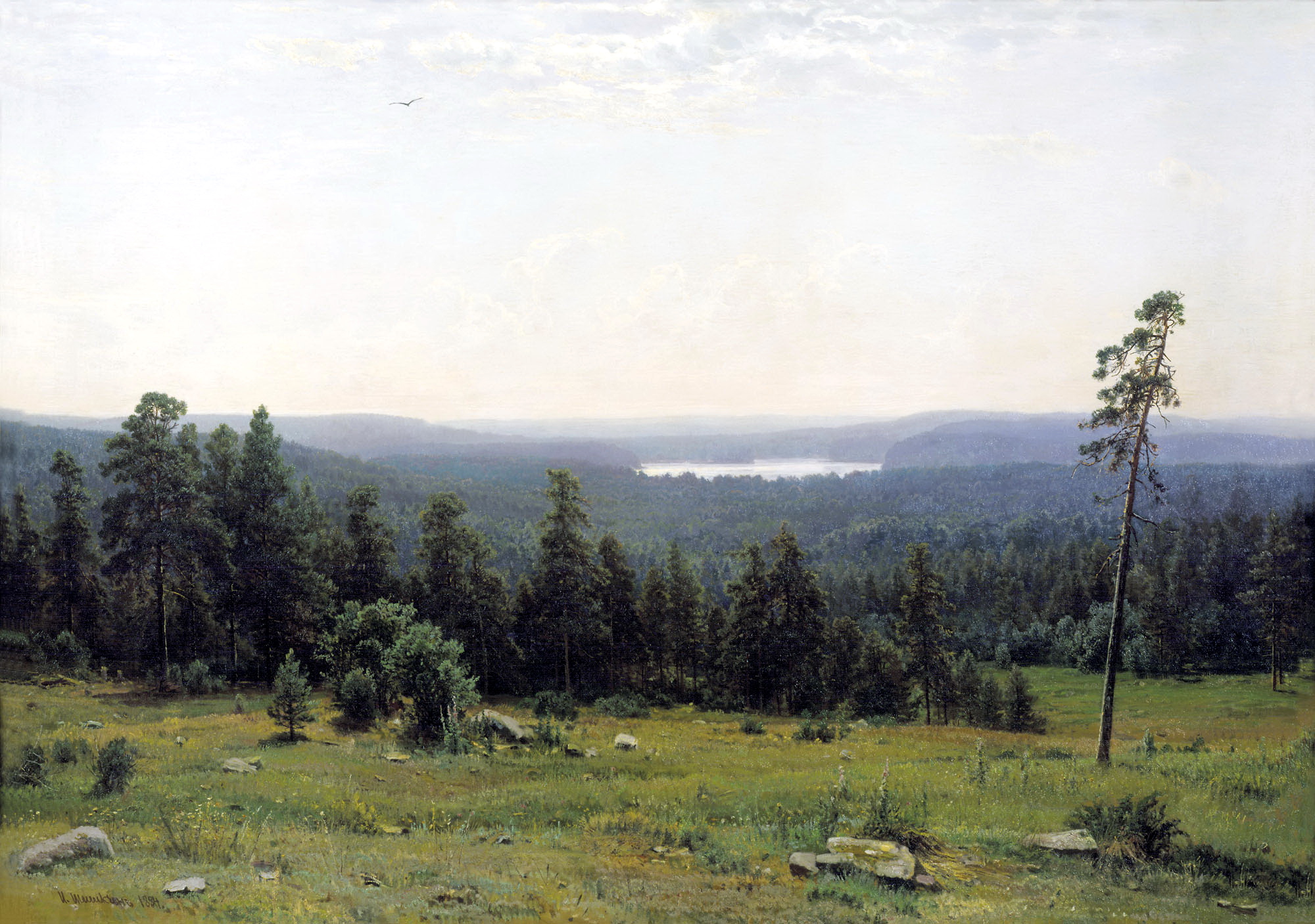 Forest Distance, Ivan Shishkin (1884)