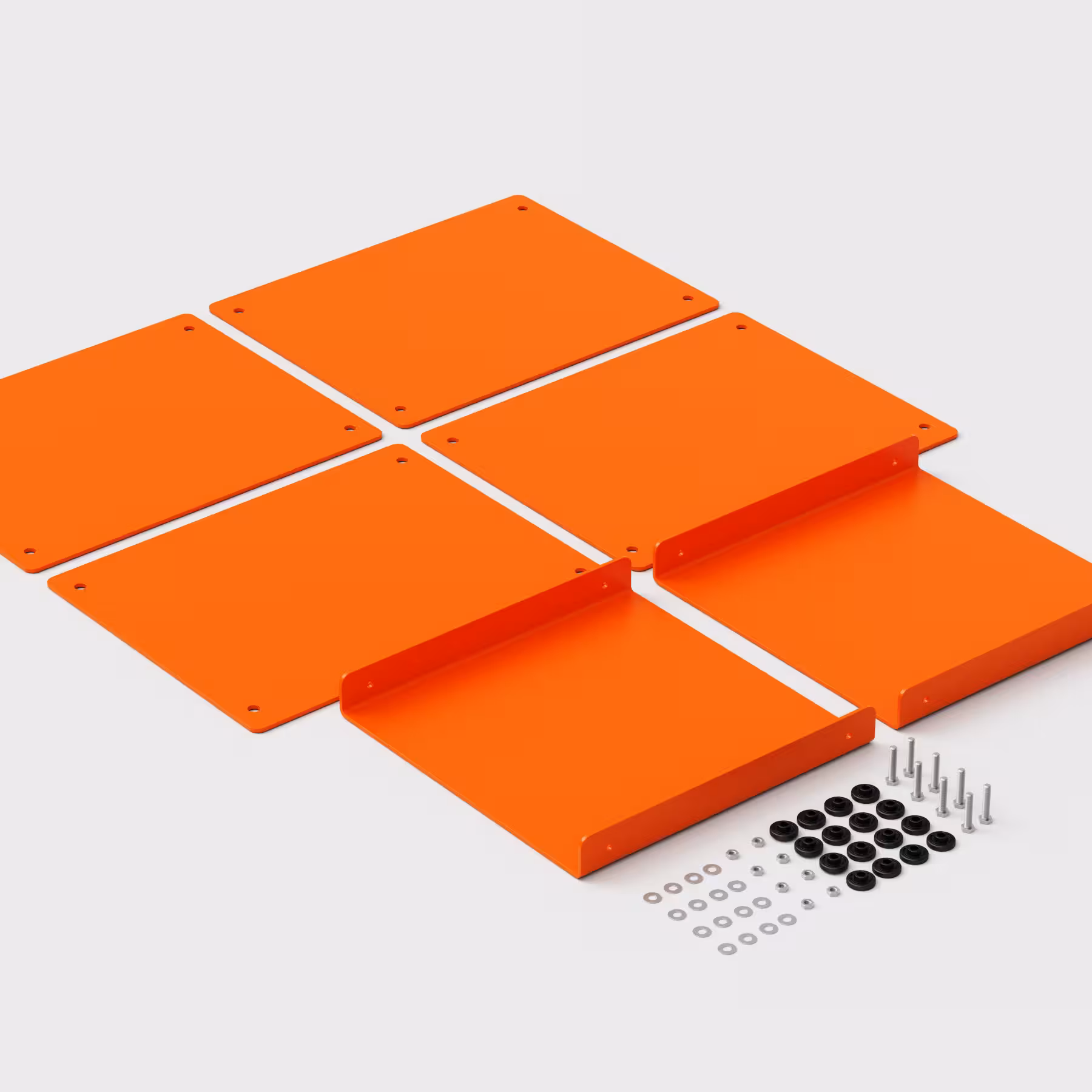 powder coated