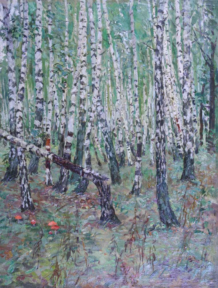 Birch Forest, Arkady Plastov (1939)